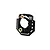GPM Black Aluminium Motor Mount MGG018-BK