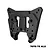 A black GPM Racing aluminium rear shock tower for RC vehicles, featuring a CNC-machined design with multiple mounting holes.