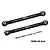 Two black GPM Racing aluminium camber links for RC cars, shown against a white background with text indicating 90mm length and 7075-T6 aluminium material.