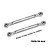 GPM Aluminium 88mm Rear Camber Links 2Pcs - Silver TJ057-S