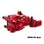 GPM Aluminium Front Upper and Lower Bulkhead - Red TXMM012-R