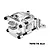 GPM Aluminium Rear Upper and Lower Bulkhead - Silver TXMM013-S