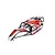 Rovan Black Steel Baja Roll Cage w/ Painted Red Panels 852301