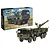 Revell 1/35 scale MAN 10t milgl 8x8 truck model kit box and the fully assembled, painted model truck with a crane.