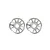 Traxxas Aluminium Pro Scale Wheel Centre Faces 2Pcs - Silver 10274-SLVR