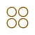 Traxxas Aluminium Pro Scale Beadlock Rings 4Pcs - Bronze 10276-BRNZ
