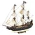 OcCre 1/75 The Black Swan Schooner Scaled Wooden Model Kit 12012