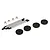 Losi Front & Rear Shock Shaft & Piston Set LOS253005