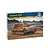 Italeri 1/35 scale Leopard 2A4 combat tank plastic model kit box, featuring a tan and camouflage tank in a rocky landscape.
