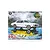 Product packaging for a 1/24 scale DDA Collectables Holden HQ Monaro GTS 4-door plastic model kit, featuring a white car on a reflective surface.