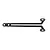 Team Associated carbon fibre flex top deck spare part for RC cars, featuring a Y-shaped design with mounting holes.