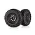 RGT 1/10 Intruder Tyres on Black Rims 2Pcs - Glued Wheels R86789