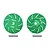 GPM Aluminium 17mm Brake Disc Wheel Hexes +2mm Adapters 2Pcs - Green TXMS010D+2MM-G