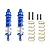 GPM Blue Aluminium Front/Rear Adjustable Shocks 2Pcs TXMS125F/R-B-S