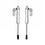 GPM Silver Aluminium 160mm Rear Internal Piggyback Shocks 2Pcs UDR160RX/L-S-BEBK