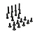 Losi 5IVE-T 6mm Button Head & Countersunk Head Screw Kit LOSB6490