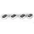 Losi Side Cage Nut Inserts 4pcs LOSB6591