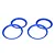 Losi Blue Beadlock Set for 2 Wheels LOSB7029