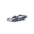 Kyosho Mini-Z Porsche 962 C Coupe painted body shell in white and blue racing livery with number 1.