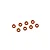 Kyosho Grooved Shock O-Rings 8Pcs - Orange ORG03XRB
