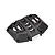 A black plastic rear upper cover for a Xinlehong RC car, featuring a vented design with mounting holes.