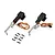 E-Flite Landing Gear Set with Shock Struts and Retracts EFL-1131