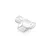 XRAY 1/10 Front Wide Ribbed Wing - Clear 323519