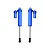 Two GPM Racing blue aluminium piggyback RC shock absorbers shown against a white background.