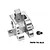 GPM Aluminium Rear Centre Brace Mount - Silver MKV6015R-S