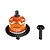 GPM Steel & Aluminium Front Complete Differential Set - Orange SLA1337F-OR