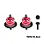GPM Steel & Aluminium Front & Rear Complete Differential Set - Red SLA1337FR-R