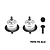 GPM Steel & Aluminium Front & Rear Complete Differential Set - Silver SLA1337FR-S