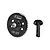 GPM Steel 13T/37T Front Spiral-Cut Differential Gear Set - Black SLA1337FS-BK