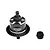 GPM Steel & Aluminium Rear Complete Differential - Black SLA1337R-BK