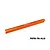 An orange anodized aluminium T-bar chassis brace by GPM Racing, featuring laser-etched branding and 7075 material designation.