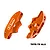 GPM Aluminium Front Brake Calipers 2Pcs - Orange TPS006-OR