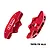 GPM Aluminium Front Brake Calipers 2Pcs - Red TPS006-R