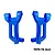 GPM Aluminium Front Hub Carriers (C-Hubs) 2Pcs - Blue TPS019-B