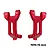 GPM Aluminium Front Hub Carriers (C-Hubs) 2Pcs - Red TPS019-R