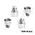 GPM Aluminium Shock Top Caps 2Pcs - Silver TPSCAP-S