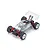 Kyosho Mini-Z MB-010VE 2.0 SP RC buggy chassis with a clear, unpainted body shell, red shock absorbers, and off-road tires on a white background.