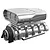 RPM Chrome Model Intake & Blower Set 73413