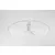 A pair of white foam horizontal stabilizer pieces for an RC plane, shown against a plain white background.