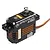 Spektrum A180 digital metal-geared servo with black and orange casing on a white background.