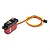 Spektrum A179 digital metal gear servo with red aluminium case and black plastic top, featuring a three-wire connector cable.
