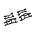 Traxxas HD WideMaxx Front Upper and Lower Suspension Arms 4Pcs - Black 10725-BLK
