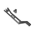Traxxas Aluminium Battery Hold-Down Strap with Post 2Pcs - Grey 10726-GRAY