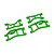 Traxxas HD WideMaxx Rear Upper and Lower Suspension Arms 4Pcs - Green 10727-GRN