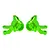 Traxxas Aluminium Steering Hubs 2Pcs - Green 10734-GRN