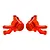 Traxxas Aluminium Steering Hubs 2Pcs - Red 10734-RED